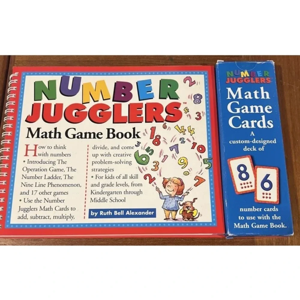 NUMBER JUGGLERS: MATH GAME BOOK & MATH GAME CARDS By Ruth Bell Alexander‎ New